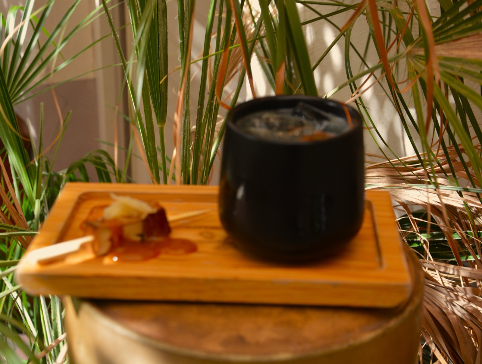 Cocktail Teishoku mit Tofu-Spieß